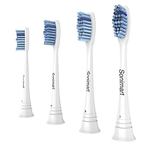 Sonimart Sensitive Premium Replacement Toothbrush Heads for Philips Sonicare ProResults...