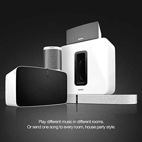 Sonos 5.1 Home Theater Digital Music System (PLAYBASE, SUB, PLAY:1) - White