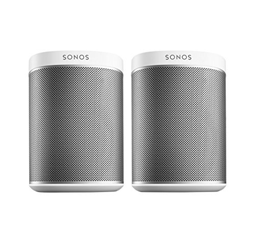 Sonos PLAY:1 2-Room Wireless Smart Speakersfor Streaming Music - Starter Set Bundle (White)