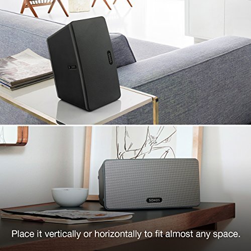 Sonos PLAY:3 Mid-Sized Wireless Smart Speaker for Streaming Music (Black)