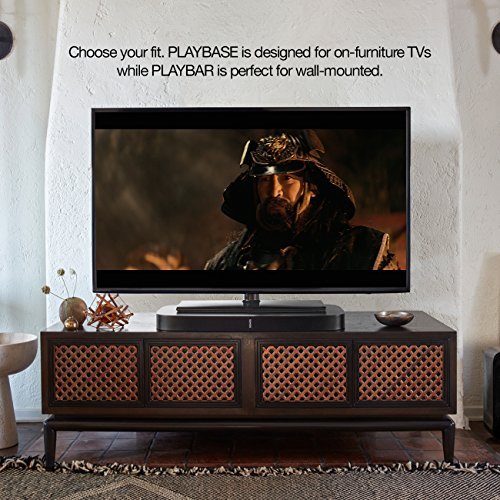 Sonos PLAYBASE Wireless Soundbar for Home Theater and Streaming Music (Black)