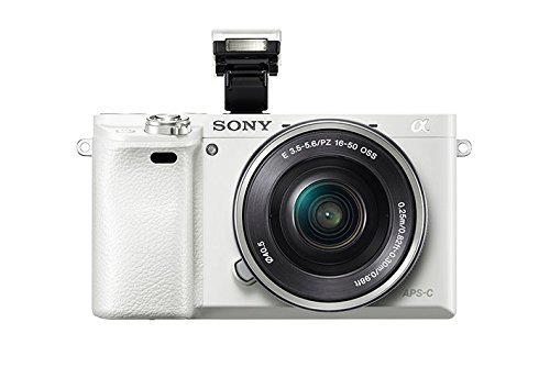 Sony Alpha a6000 Mirrorless Digital Camera with 16-50mm Power Zoom Lens (White)