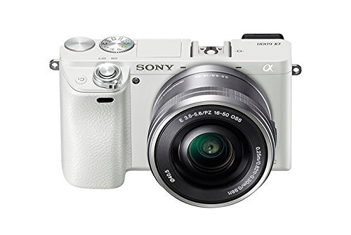 Sony Alpha a6000 Mirrorless Digital Camera with 16-50mm Power Zoom Lens (White)