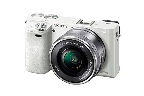 Sony Alpha a6000 Mirrorless Digital Camera with 16-50mm Power Zoom Lens (White)