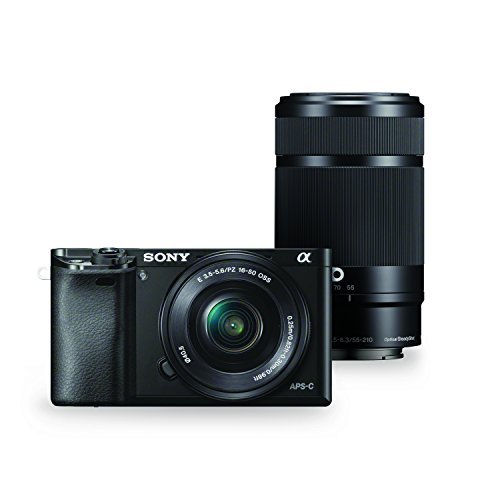 Sony Alpha a6000 Mirrorless Digital Camera with 16-50mm and 55-210mm Power Zoom Lenses