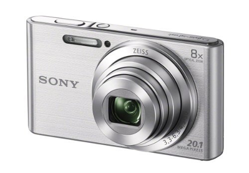 Sony DSCW830 20.1 MP Digital Camera with 2.7-Inch LCD (Silver)