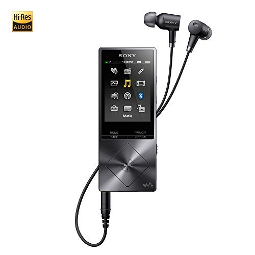 Sony NWA26HNBM 32GB Hi-Res Walkman Digital Music Player with Noise Cancelation, Black