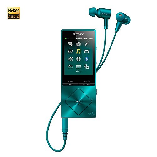 Sony NWA26HNLM 32GB Hi-Res Walkman Digital Music Player with Noise Cancelation, Blue