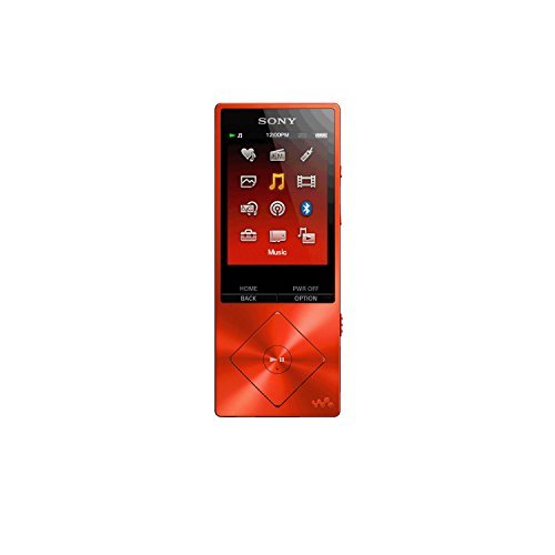 Sony NWA26HNRM 32GB Hi-Res Walkman Digital Music Player with Noise Cancelation, Red