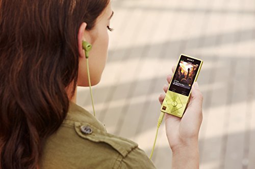 Sony NWA26HNYM 32GB Hi-Res Walkman Digital Music Player with Noise Cancelation, Green