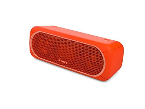 Sony XB40 Portable Wireless Speaker with Bluetooth and Speaker Lights, Red (2017 model)