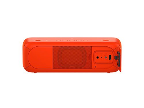 Sony XB40 Portable Wireless Speaker with Bluetooth and Speaker Lights, Red (2017 model)