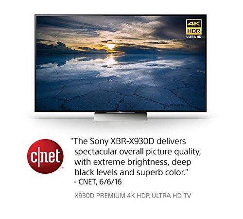 Sony XBR55X930D 55-Inch 4K Ultra HD 3D Smart LED TV (2016 Model)