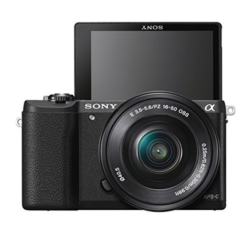 Sony a5100 16-50mm Mirrorless Digital Camera with 3-Inch Flip Up LCD (Black)