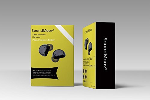 Soundmoov 316T Mini Wireless Earbuds with Charging Box - Black