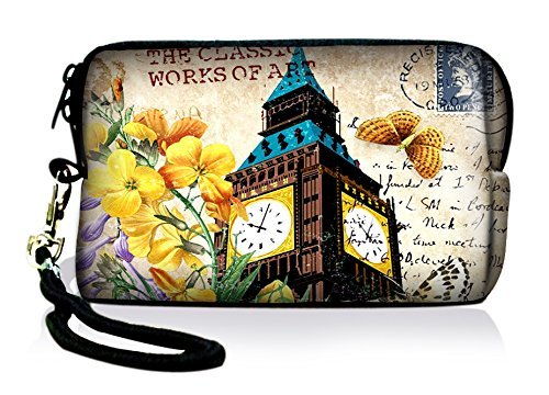 SpecialBag Bell tower Neoprene Digital Camera Case Bag Pouch Coin Purse with Strap For Sony Samsung Nikon Canon Kodak (FY-HDC-023)