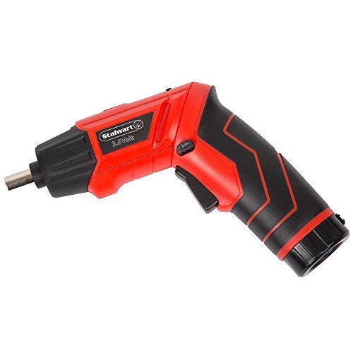 Stalwart 75-PT1000 Stalwart LED Rechargeable Pivoting Cordless Screwdriver Set (45 Piece), 3.6V