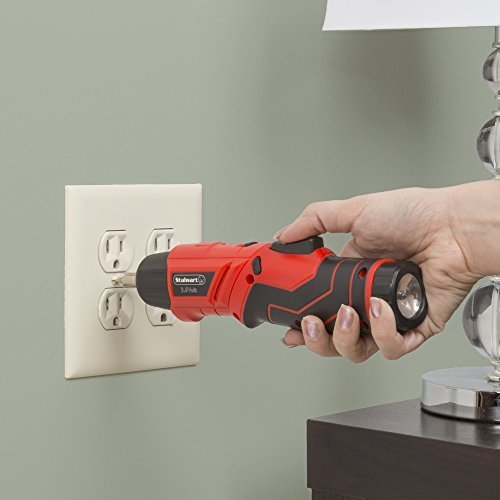 Stalwart 75-PT1000 Stalwart LED Rechargeable Pivoting Cordless Screwdriver Set (45 Piece), 3.6V