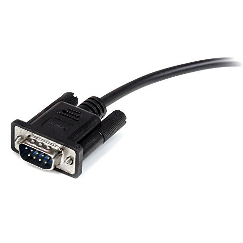 StarTech.com 3m Black Straight Through DB9 RS232 Serial Cable - DB9 RS232 Serial Extension Cable - Male to Female Cable