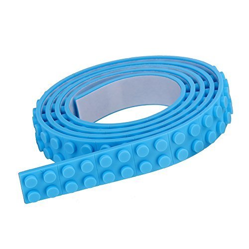 SuSenGo 3 Rolls Red Green Blue RGB 9.8Feet/3meter Loops Building Block Tape Roll Self-Adhesive