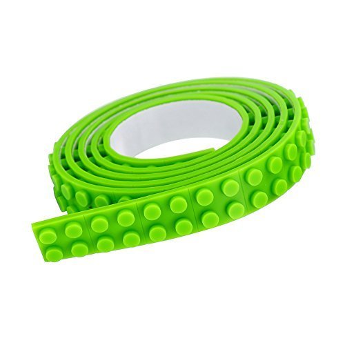 SuSenGo 3 Rolls Red Green Blue RGB 9.8Feet/3meter Loops Building Block Tape Roll Self-Adhesive