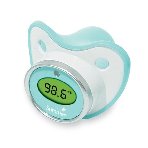 Summer Infant Pacifier Thermometer, Teal/White 