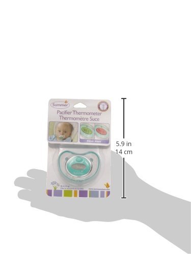 Summer Infant Pacifier Thermometer, Teal/White 