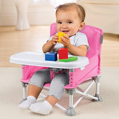 Summer Infant Pop N' Sit Portable Booster, Pink 