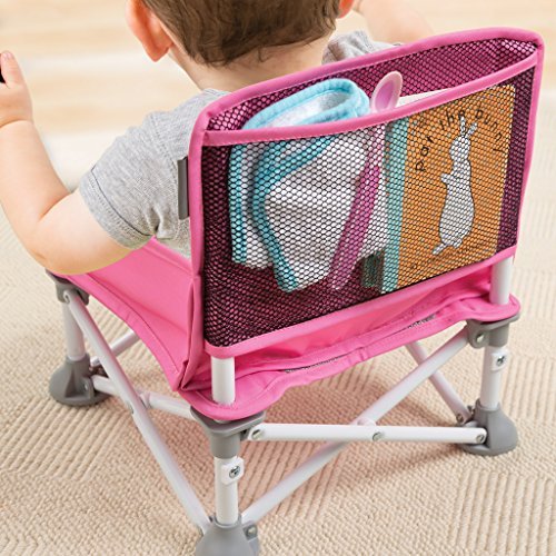 Summer Infant Pop N' Sit Portable Booster, Pink 