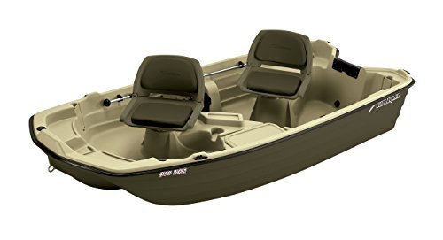 Sun Dolphin Pro Fishing Boat (Cream/Brown, 10.2-Feet)