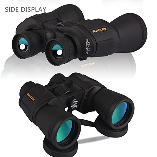 Suncore High Powered Binoculars, 20X50 Ultra HD Powered Magnification Professional Bird Watching Binoculars telescope Waterproof and Fogproof for Hiking,outdoor, travelling, sightseeing, hunting, etc