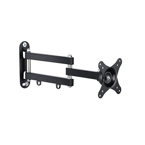 Suptek Articulating Arm TV LCD Monitor Wall Mount, Full Motion Tilt Swivel and Rotate for Most 15" 17" 19" 20" 22" 23" 24" 26" 27" LED TV Flat Panel Screen with VESA 100, 75 LCD Displays MA2720