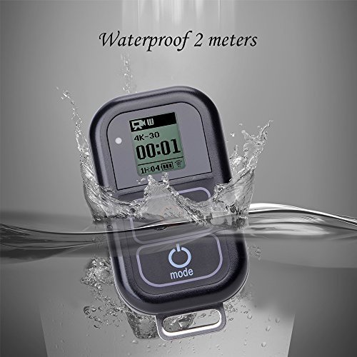 Suptig Waterproof wireless Remote Control for Gopro Hero 5/5session/4/4s/3+/3 Sports Camera Wifi Remote