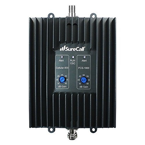 SureCall FlexPro Omni/Whip, Dual Band Cell Phone Signal Booster Kit for All Carriers up to 2,000 Sq Ft