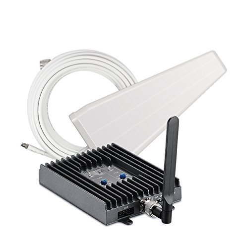 SureCall FlexPro Yagi/Whip, Dual Band Cell Phone Signal Booster Kit for All Carriers up to 3,000 Sq Ft