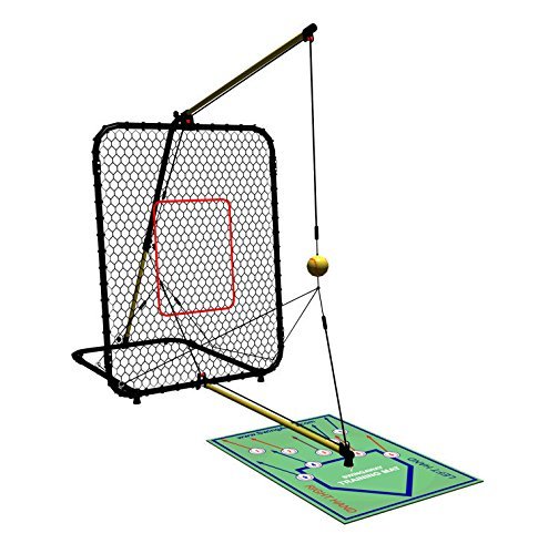 SwingAway Jennie Finch Gold Medal Edition SwingAway Hitting Trainer, Black/Yellow