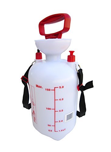 TABOR TOOLS 1.3 Gallon Lawn and Garden Pump Pressure Sprayer for Herbicides, Pesticides, Fertilizers, Mild Cleaning Solutions and Bleach, includes Shoulder Strap, Enjoy our 12 Months Guarantee!