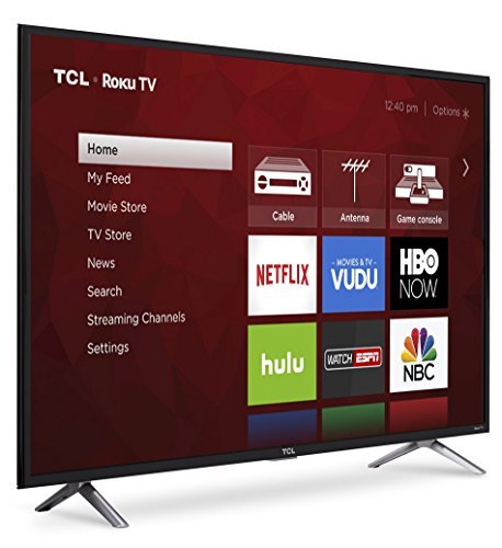 TCL 49S405 49-Inch 4K Ultra HD Roku Smart LED TV (2017 Model)