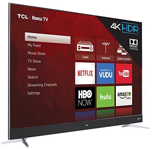 TCL 55C807 55-Inch 4K Ultra HD Roku Smart LED TV (2017 Model)