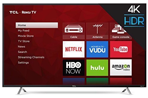 TCL 55S405 55-Inch 4K Ultra HD Roku Smart LED TV (2017 Model)