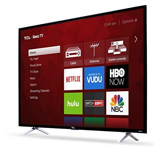 TCL 55S405 55-Inch 4K Ultra HD Roku Smart LED TV (2017 Model)