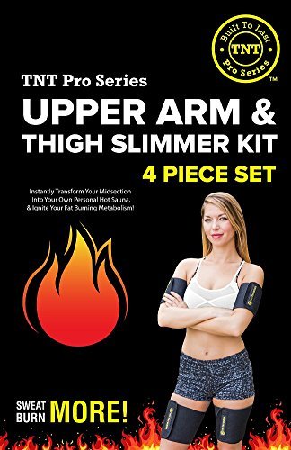 TNT Body Wraps for Arms and Slimmer Thighs - Lose Arm Fat & Reduce Cellulite - 4 Piece Kit