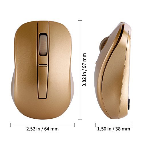 TONOR 2.4GHz Optical Wireless Mouse Mice with USB 2.0 Receiver for PC Laptop Computer