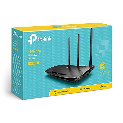 TP-Link N450 Wireless Wi-Fi Router, Up to 450Mbps (TL-WR940N)