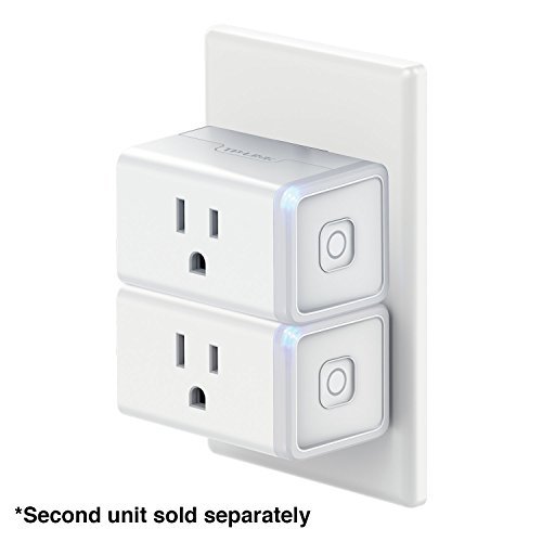 TP-Link Smart Plug Mini, No Hub Required, Wi-Fi, Works with Alexa, Control your Devices from Anywhere, Occupies Only One Socket (HS105)