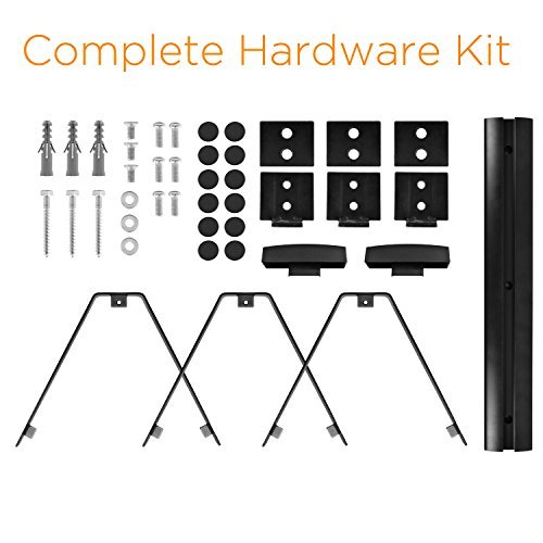 TV Mount, Ematic 3 Shelf TV Wall Mount Kit with Cable Organization for DVD Players, DVRs and Console Gaming Systems [ EMD213 ]