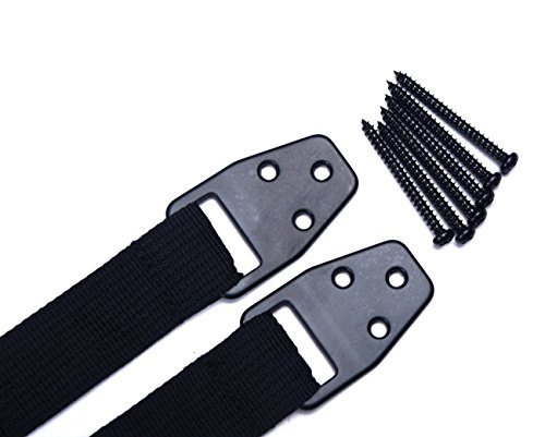 TV Safety Strap / Anti-tip TV Strap (2 pcs + screws) Premium Bundle by Teddykins, Protect Your Flat Screen TV, Furniture and All Other Equipment, Order...