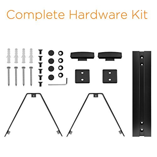 TV Wall Mount, Ematic Wall Mount Kit with 2 Shelves, Cable Organization for DVD Players, DVRs and Console Gaming Systems [ EMD212 ]