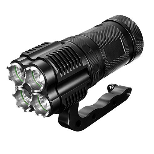 Tactical Flashlight, LIUMY 2960 Lumen Ultra Bright LED Flashlight, IPX7 Water Resistant XML Flashlight, Handheld Spotlight with 5 Mode / 450 Meters for Outdoors (Camping,Hiking, Cycling Use)