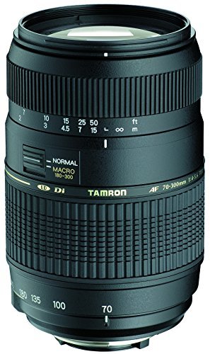 Tamron Auto Focus 70-300mm f/4.0-5.6 Di LD Macro Zoom Lens with Built In Motor for Nikon Digital SLR (Model A17NII)